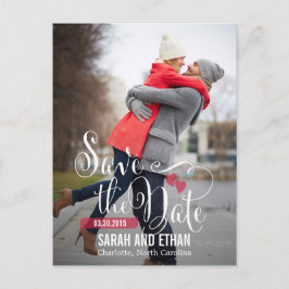 Love Request Save the Date Postcard Ankündigungspostkarte