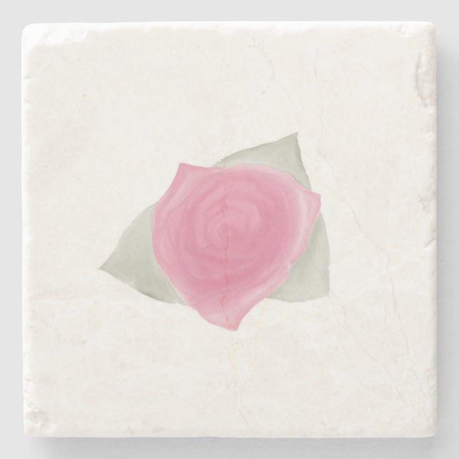 Love & Roses Steinuntersetzer (Vorderseite)