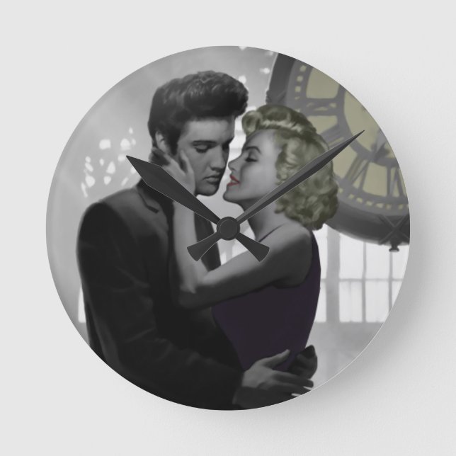 Love’s Return Runde Wanduhr (Vorderseite)