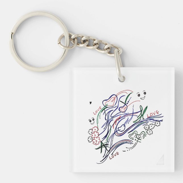 love schlüsselanhänger (Vorderseite)