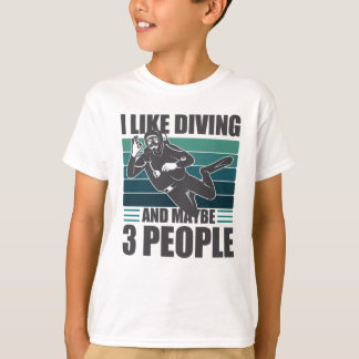 Love Scuba Diving Funn Diver Gift T-Shirt