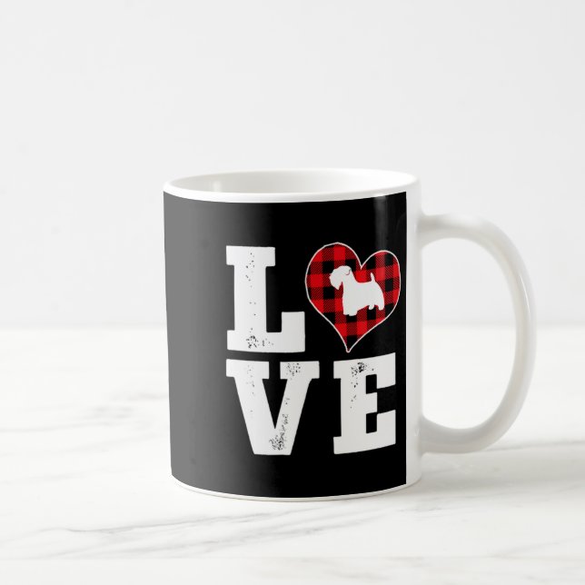 Love Sealyham Terrier Dog Lover For Dog Vale  Kaffeetasse (Rechts)