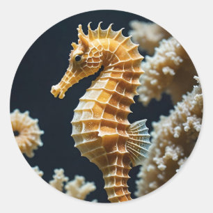 Love Seepferd Round Sticker