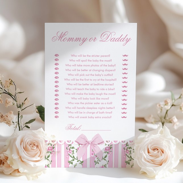 Love Shack Baby Mommy or Daddy Baby Shower game (Von Creator hochgeladen)