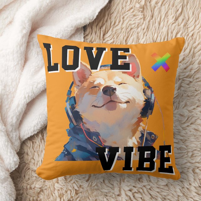 LOVE × SHIBA - Custom Kissen (Von Creator hochgeladen)