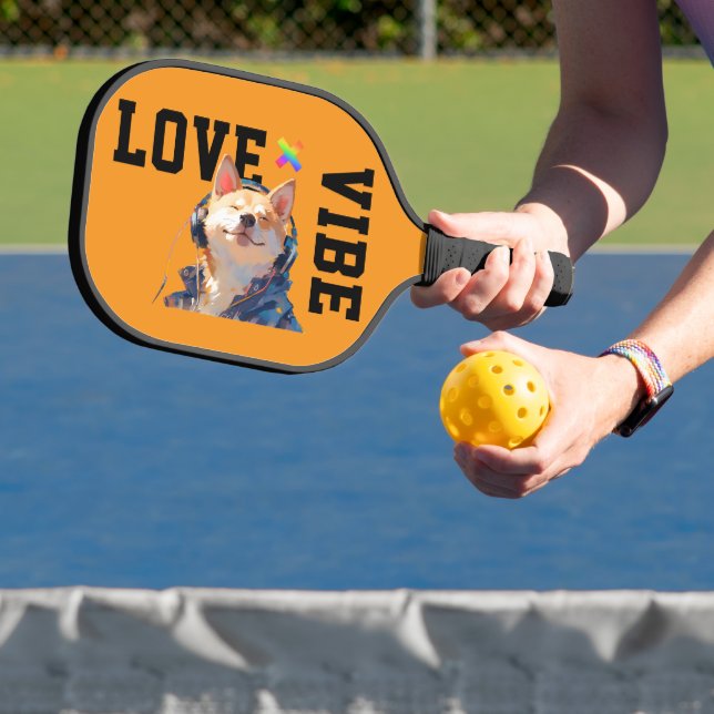 LOVE × SHIBA - Custom Pickleball Schläger (InSitu)