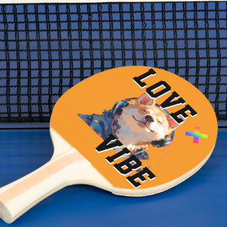 LOVE × SHIBA - Custom Tischtennis Schläger