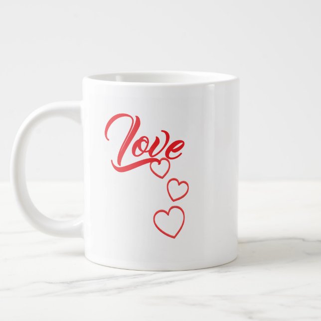 Love Specialty Mug Jumbo-Tasse (Links)