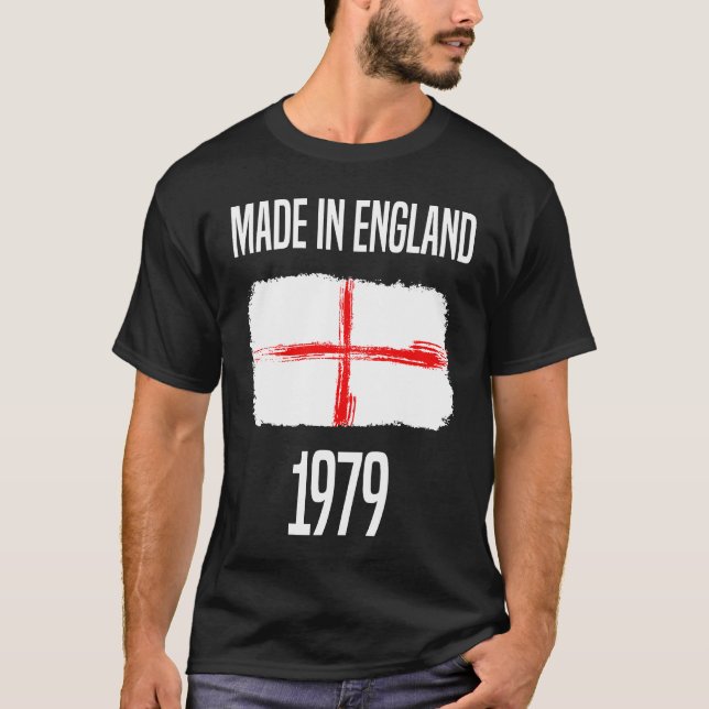 Love St Georges Day Made In England 1979 For Engli T-Shirt (Vorderseite)