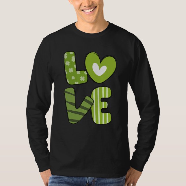 Love St Patricks Day T-Shirt (Vorderseite)