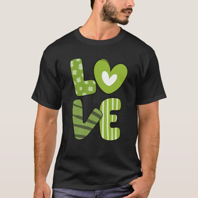 Love St Patricks Day T-Shirt (Vorderseite)