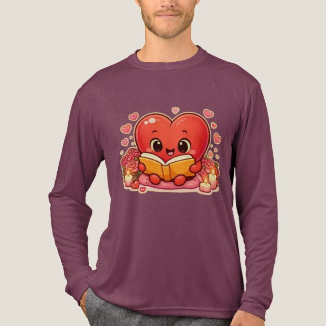 Love Stories Begin Within the Heart Tri-Blend Shirt (Vorderseite)