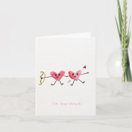 Love Struck Valentine's Day Card Dankeskarte