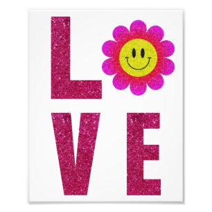 Love Sunflower Fotodruck