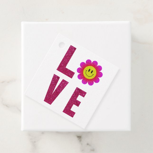 Love Sunflower Geschenkanhänger (Beispiel)