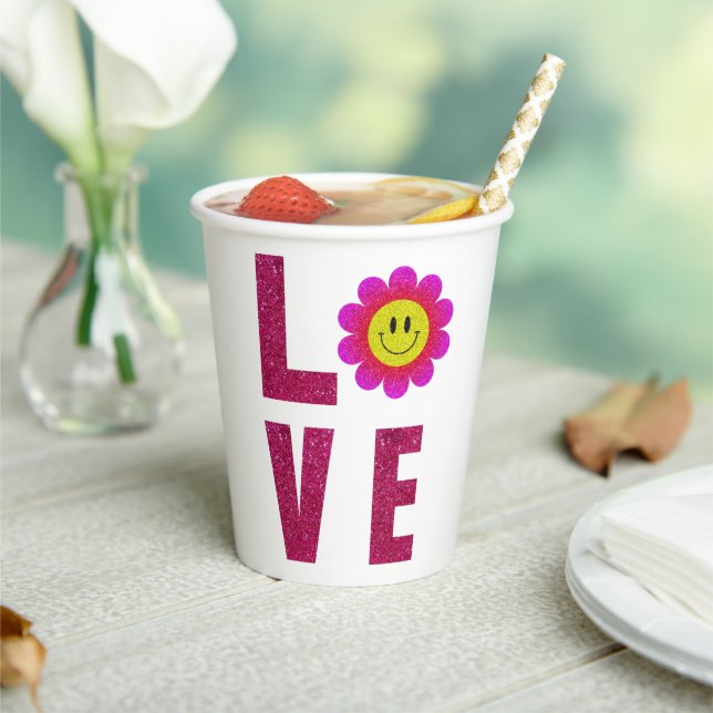 Love Sunflower Pappbecher (In Situ)