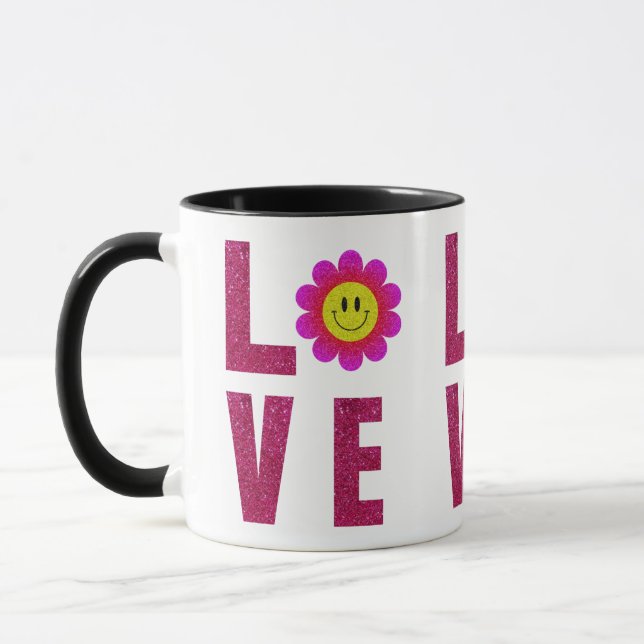 Love Sunflower Tasse (Links)