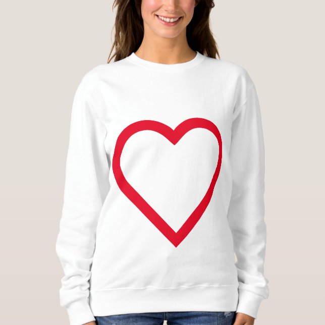 love sweatshirt (Vorderseite)