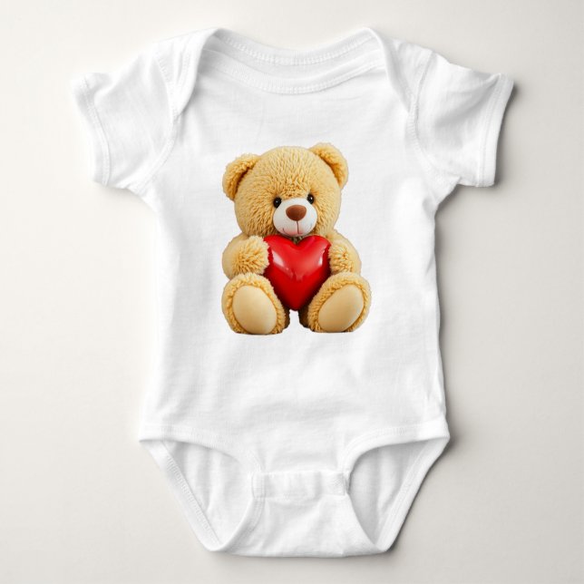 Love Teddy Baby Strampler (Vorderseite)