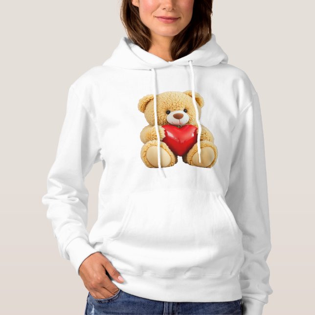 Love Teddy Hoodie (Vorderseite)
