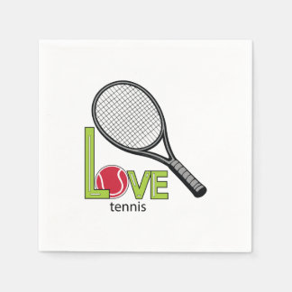 Love tennis serviette