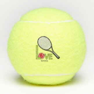 Love tennis tennisbälle