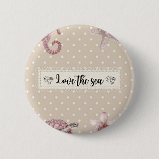 Love the Sea Button