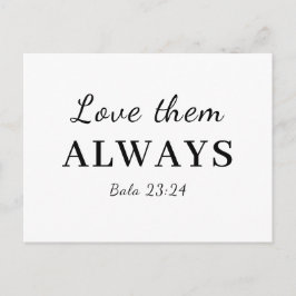 Love Them Anyway Luke 23:34 Design Postkarte
