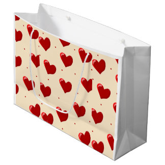 Love-Themed Gift Bag Große Geschenktüte