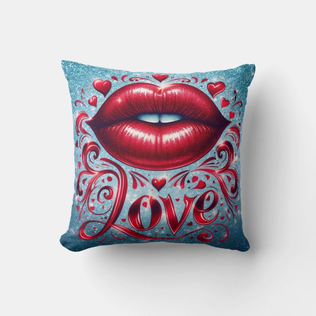 Love Throw Cushion Kissen (Vorderseite)