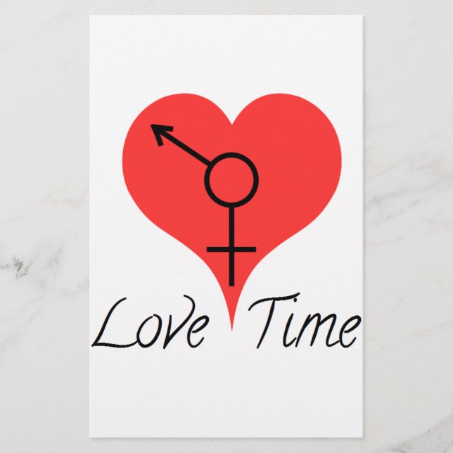 Love Time Briefpapier (Vorderseite)