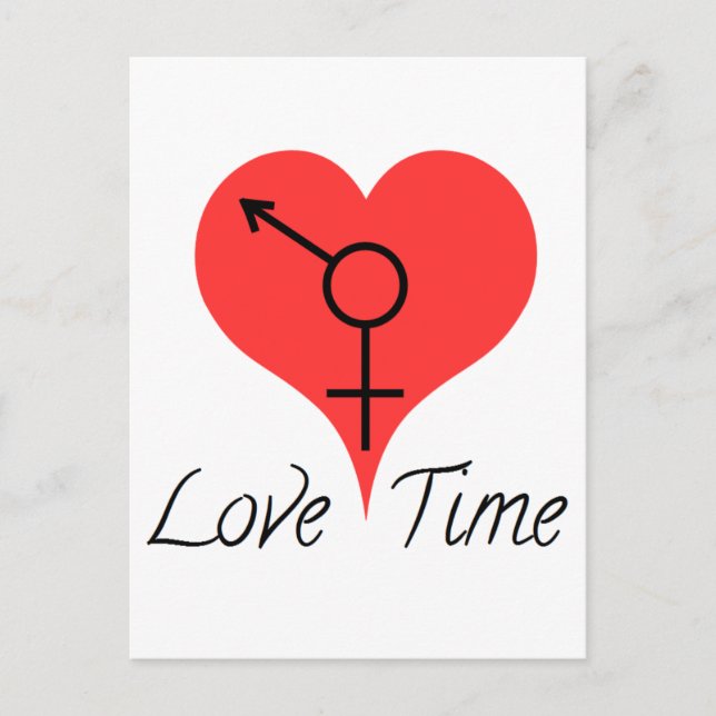 Love Time Postkarte (Vorderseite)