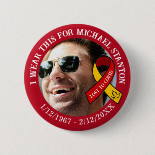 Love to Covid   Memorial Personalisiert Button