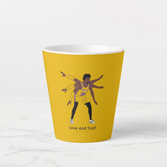 Love & Trust Marcus Smart Milchtasse (Vorderseite)