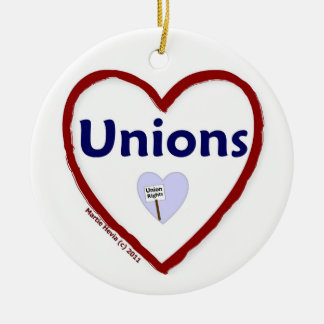Love Unions Keramik Ornament