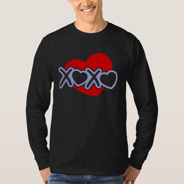 Love Valentine s Day Couple Relationship Heart  In T-Shirt (Vorderseite)