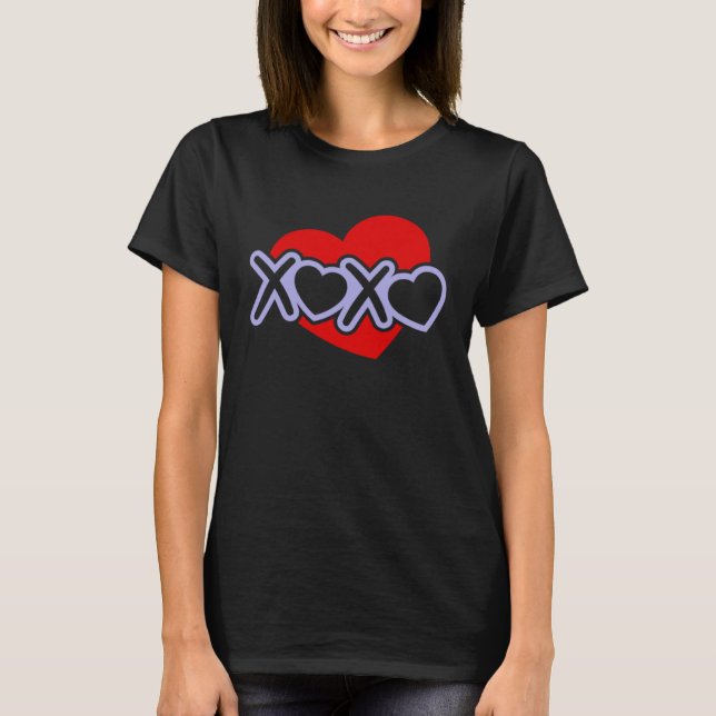 Love Valentine s Day Couple Relationship Heart  In T-Shirt (Vorderseite)