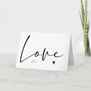 Love Valentines Day Anniversary Boyfriend Karte