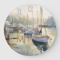 Love Watercolor Nautic Sailing Monogram