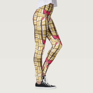 Love West African Print Straight Pants Leggings