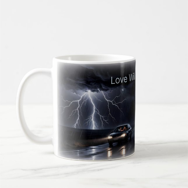 Love wird uns auseinanderreißen Storm Highway Tass Kaffeetasse (Links)