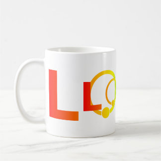 LOVE-Wortmug Rainbow Kaffeetasse