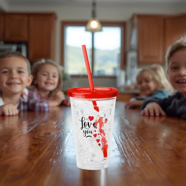 Love You Acrylic Tumbler Acryltrinkbecher (Von Creator hochgeladen)