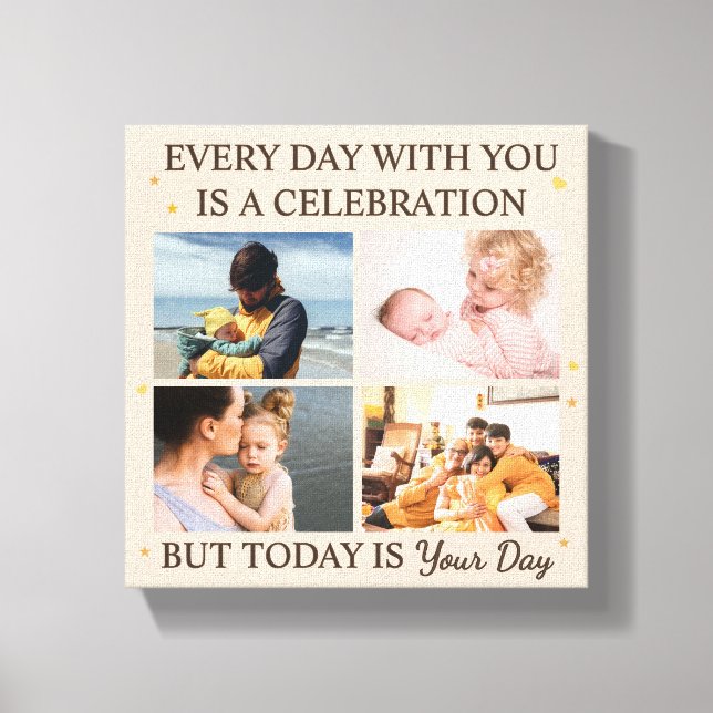 Love You Always – Son & Daughter Canvas Gift Leinwanddruck (Vorderseite)
