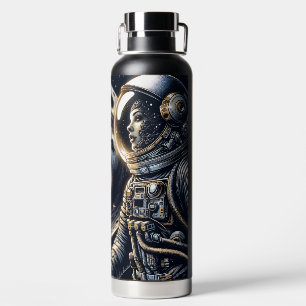 Love You bis zum Mond und zurück   Astronauten Trinkflasche