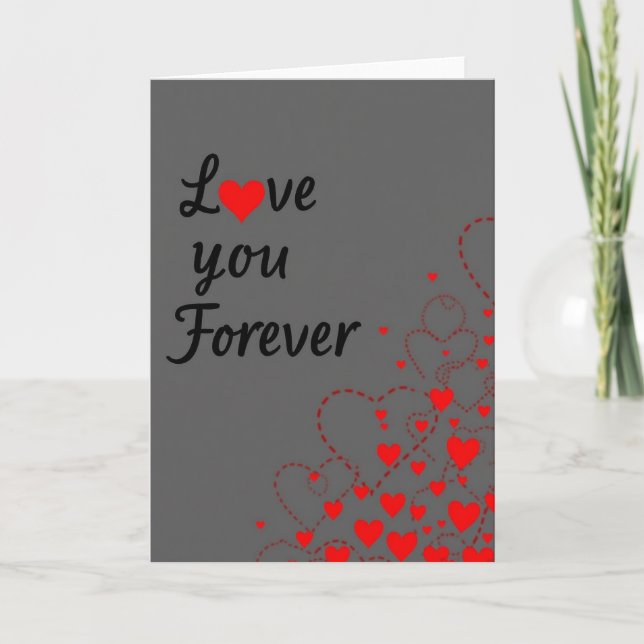 Love You Forever Art Card Karte (Vorderseite)