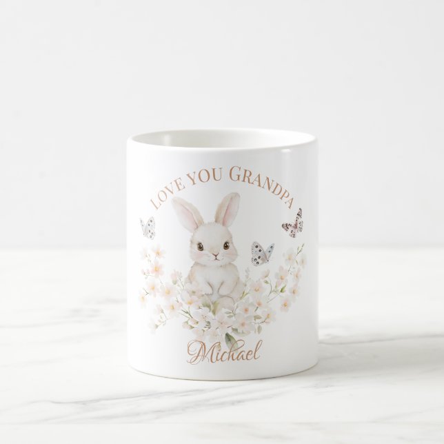 Love You Grandpa Birthday Mug Kaffeetasse (Mittel)