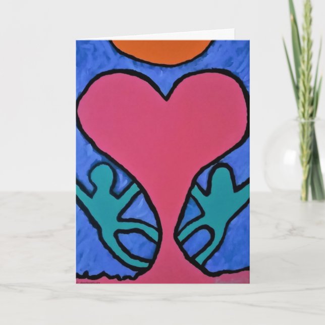LOVE YOU Greeting Card - Art Print Our Love Karte (Vorderseite)