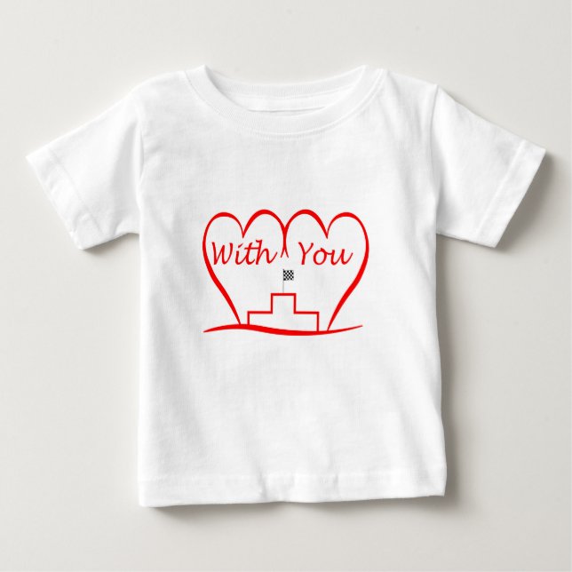 Love You, mit dir zusammen erfolgreich Baby T-shirt (Vorderseite)