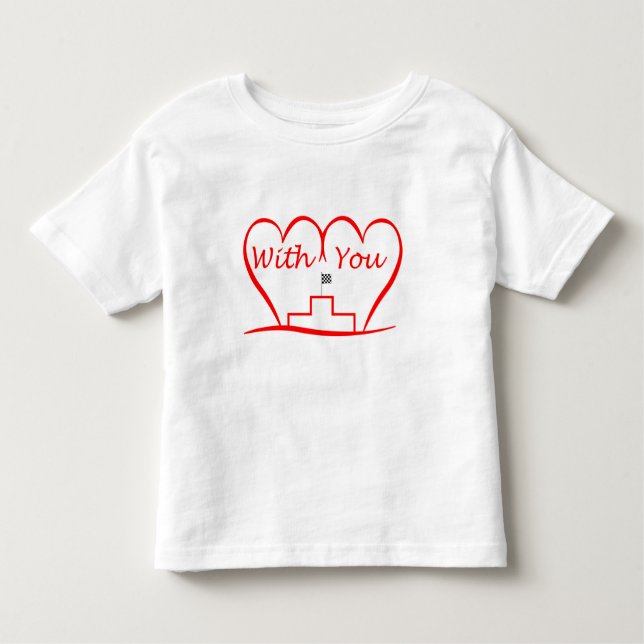 Love You, mit dir zusammen erfolgreich Kleinkind T-shirt (Vorderseite)